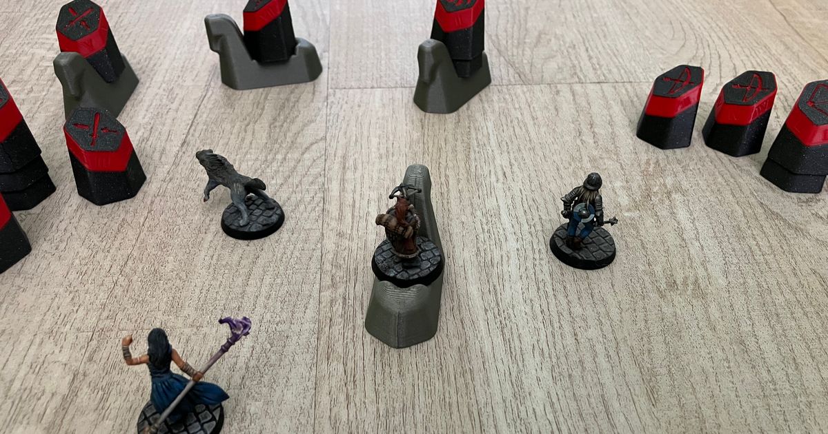 Tabletop RPG proxy minis by Ivan Urbánek | Download free STL model ...
