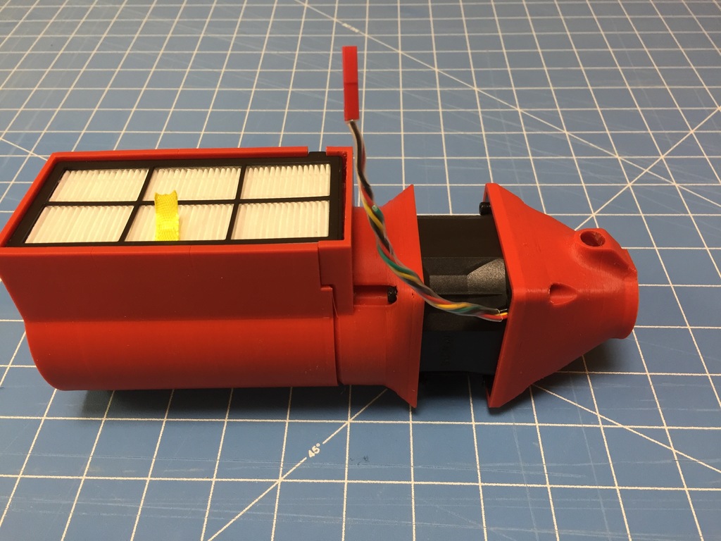 HEPA Filter for 3D Printer by jmillerfo Download free STL model