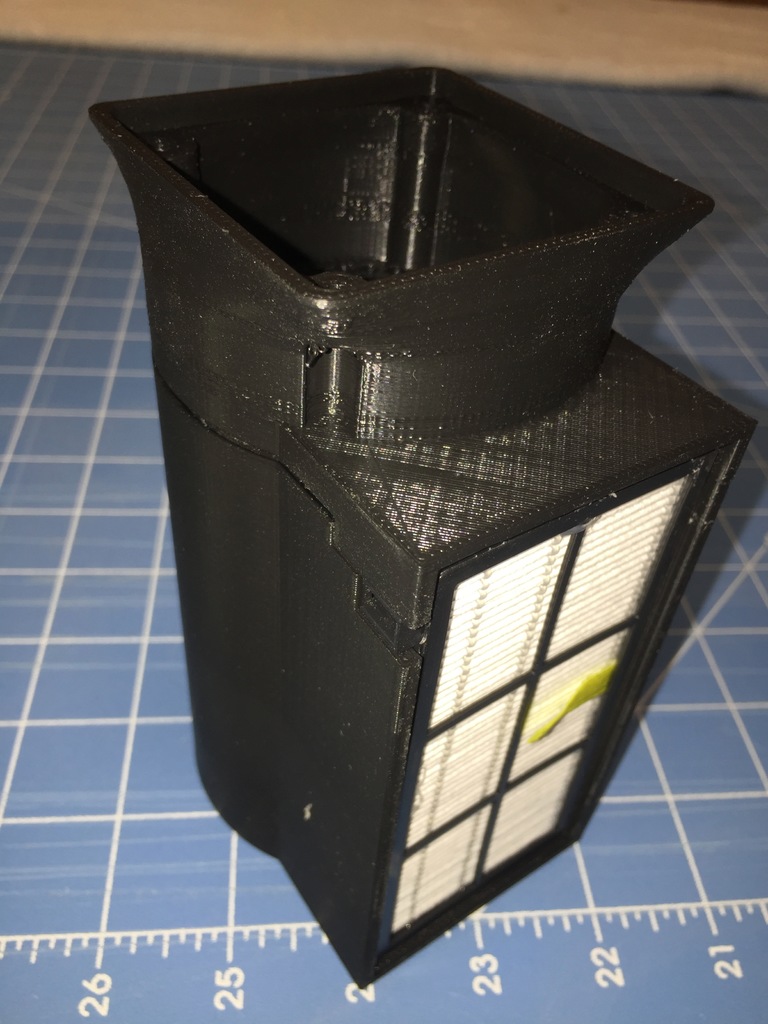 HEPA Filter for 3D Printer by jmillerfo Download free STL model