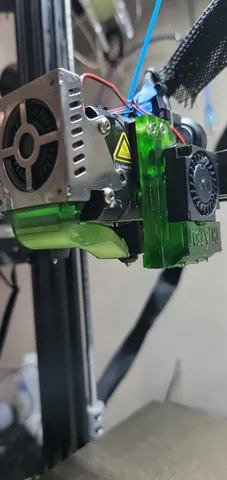 Ender 3 s1/Sprite pro better fan snout and relocation