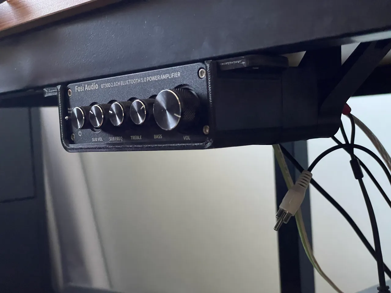Fosi Audio BT30D Amp Under Desk Mount by amoose136 Fosi Audio BT30D Amp Under Desk Mount by amoose136