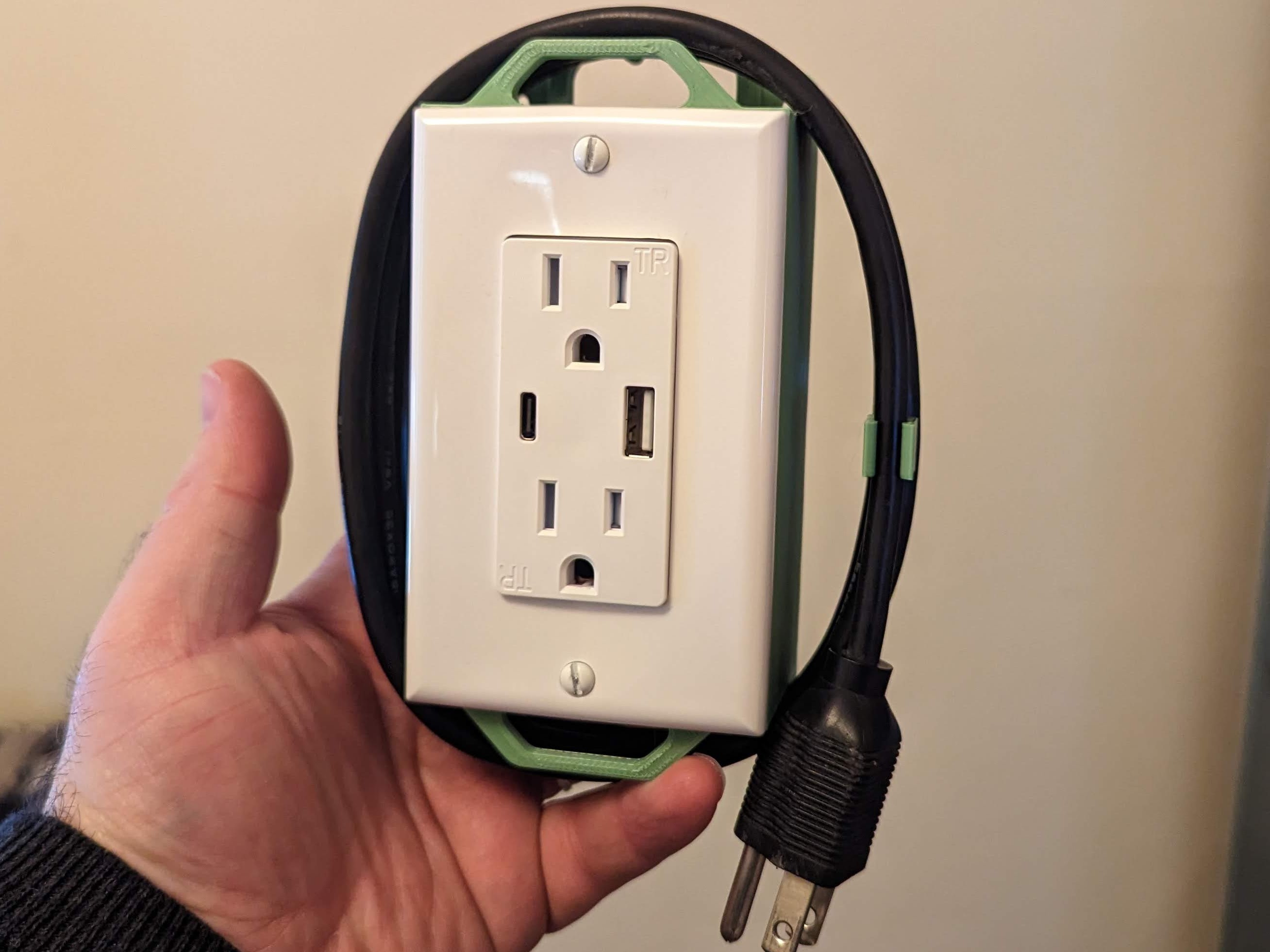 Portable Electrical Outlet Box by Jamehz Download free STL model