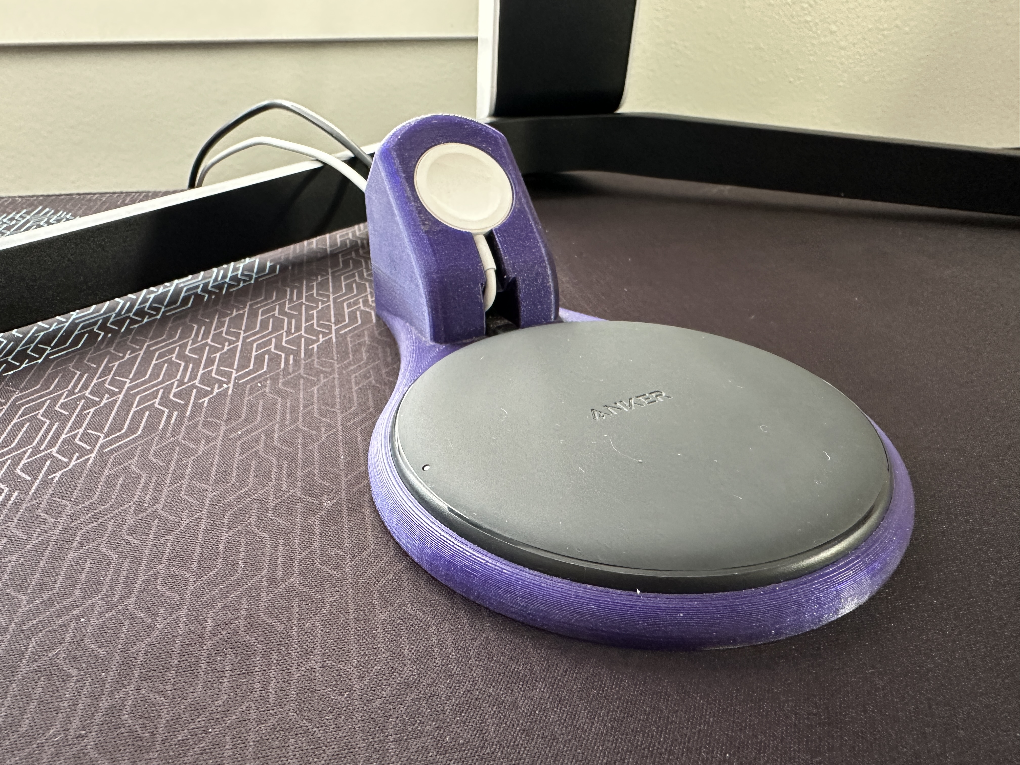 Smart phone and Apple watch charging stand.