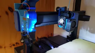 Pi Camera Holder on Z-Axis for Sidewinder X2 (with light)