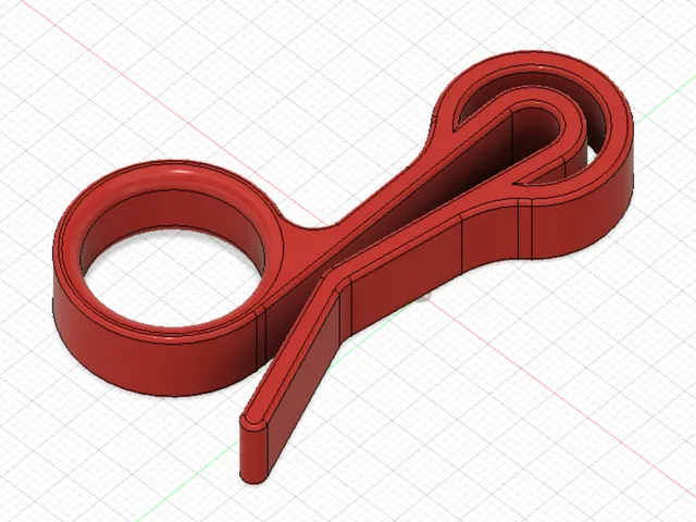 Big bag clip with hanging option
