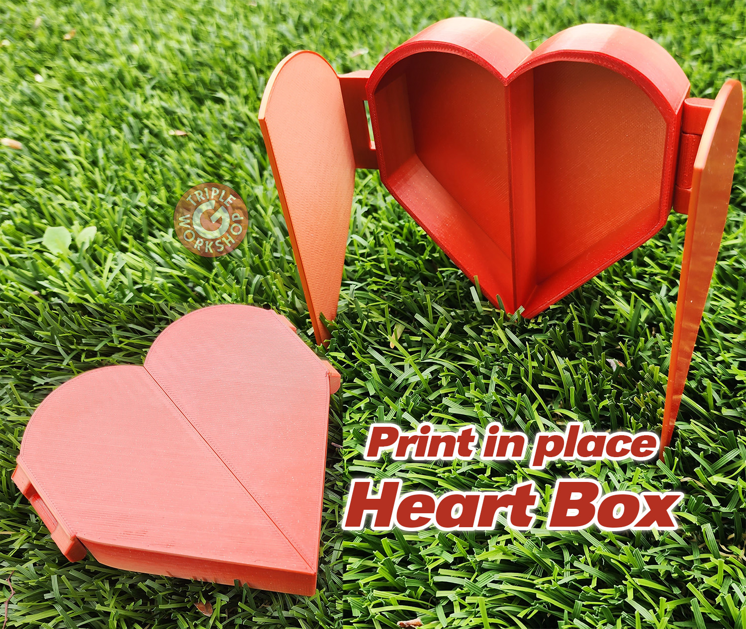 Heart Box ♡ Print-in-place