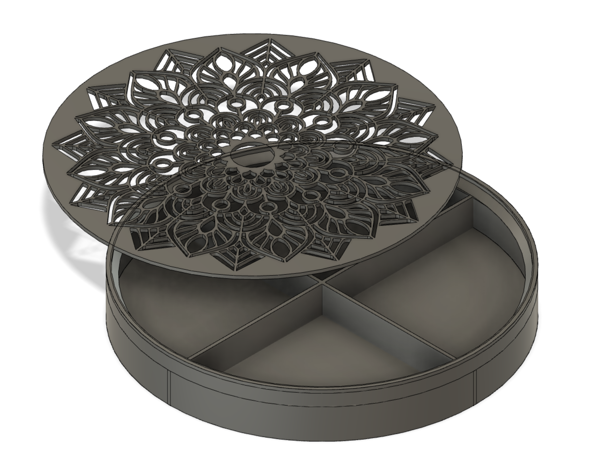 Miniatura 10 do modelo 3D Mandala Organizer Box
