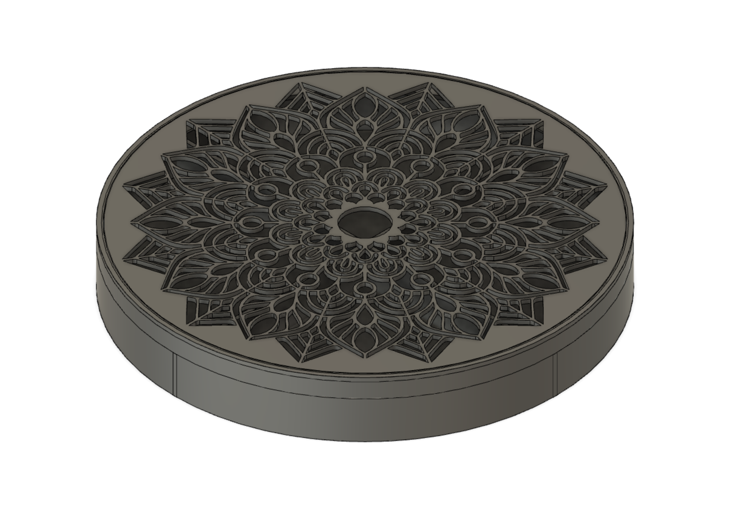 Miniatura 11 do modelo 3D Mandala Organizer Box