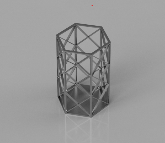X-Truss Pencil and Paintbrush Holder