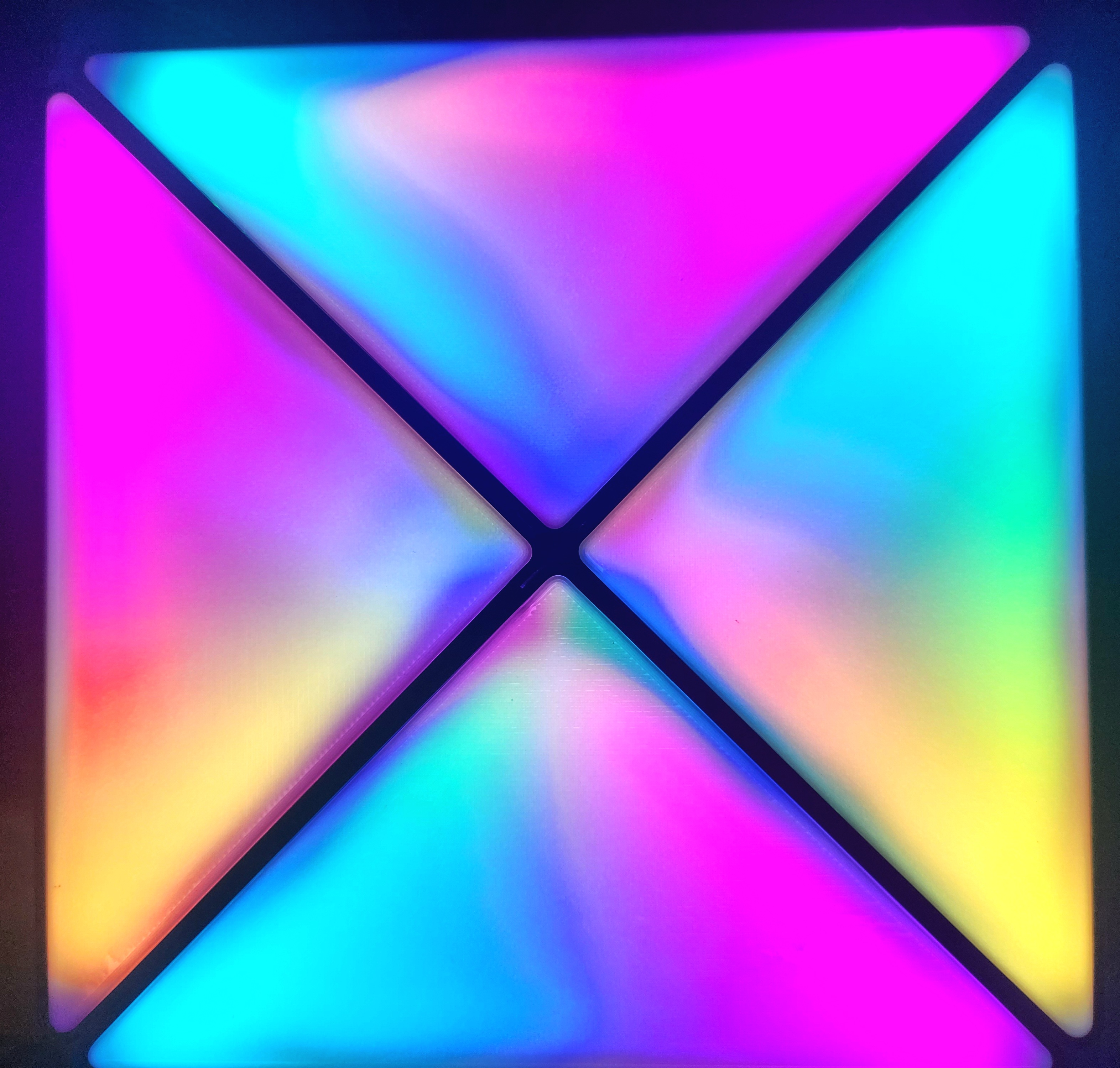Neopixel Nanoleaf Lights (No screws, No supports needed!)