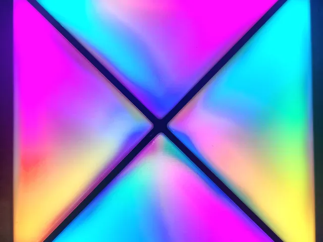 Neopixel Nanoleaf Lights (No screws, No supports needed!)