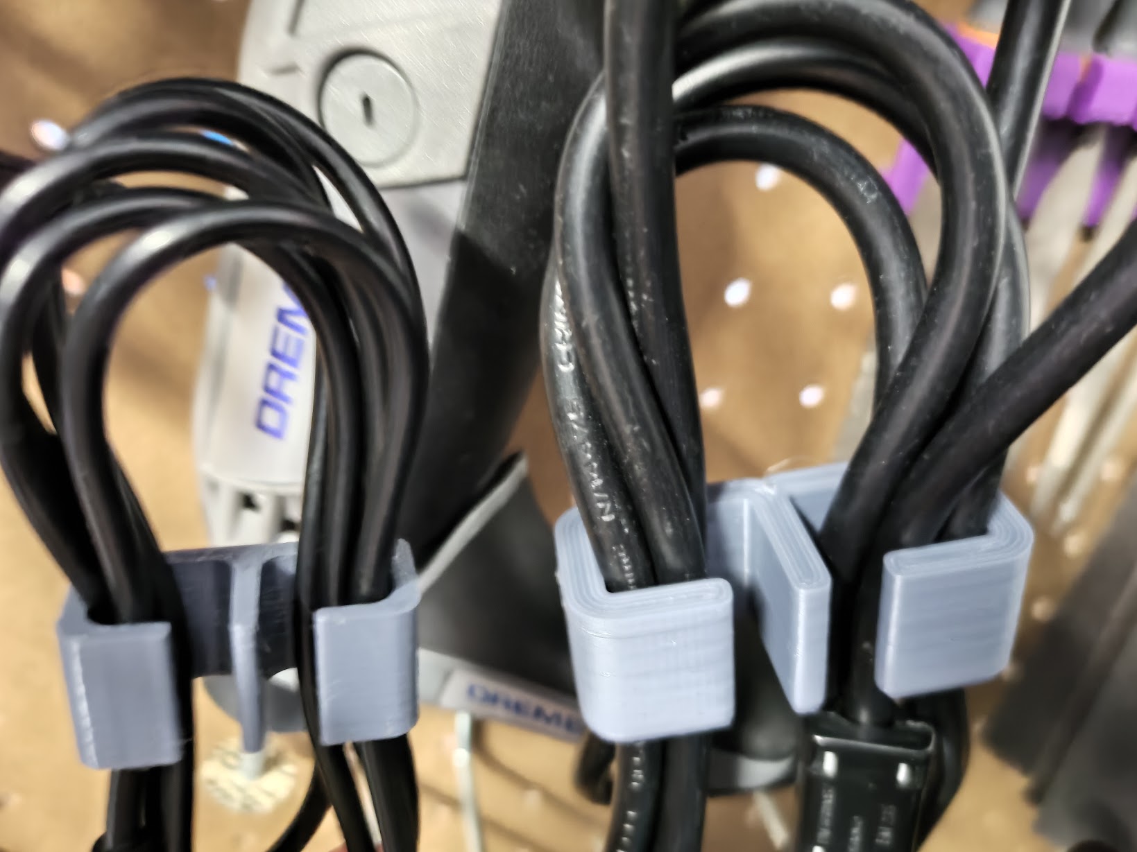 Bigass cable organiser 3D model thumbnail