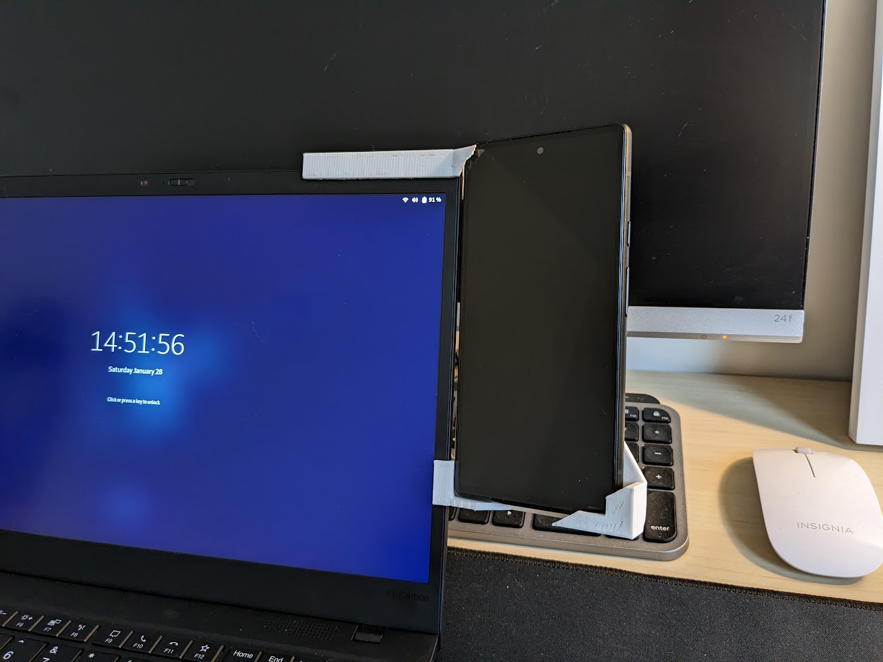 Phone Mount for Laptop