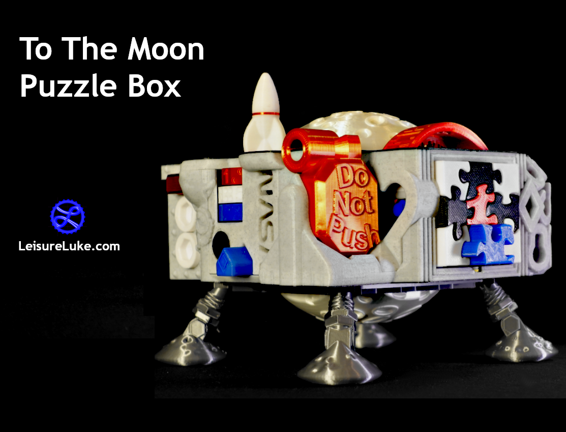 To The Moon Puzzle Box by Leisure Luke