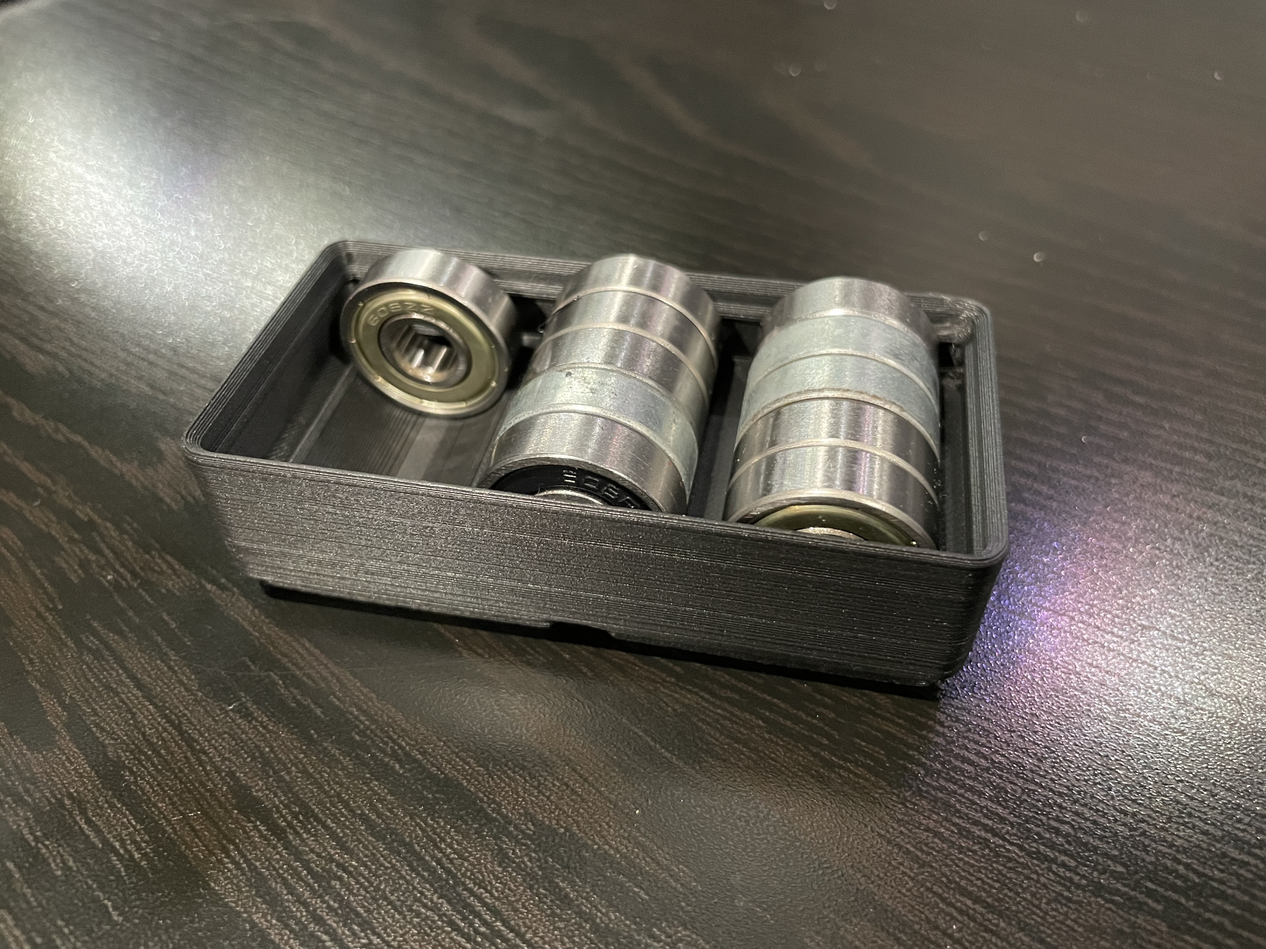 Gridfinity 608ZZ Bearing Holder v2 3D model thumbnail