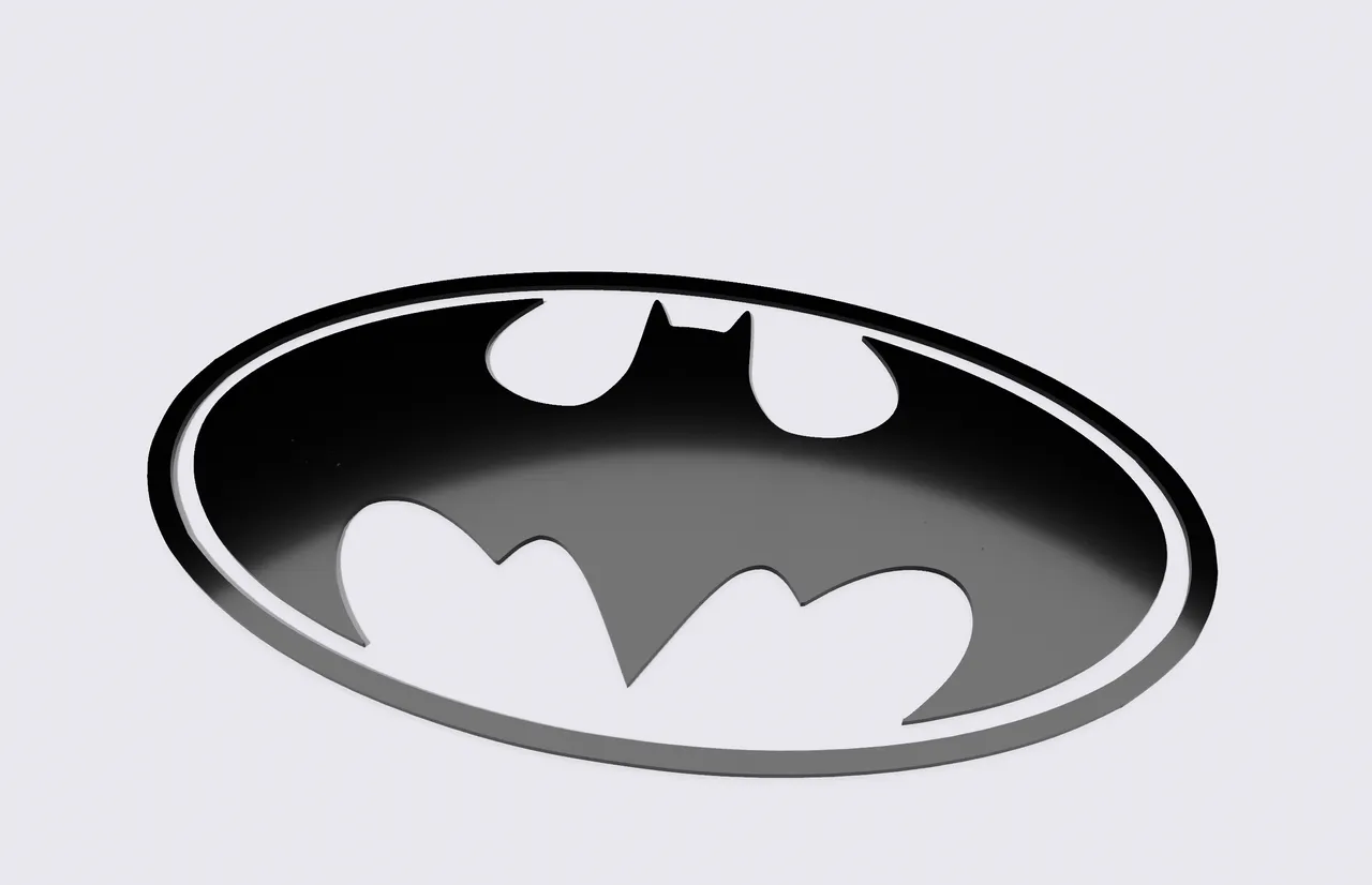 Batman Logo by ToxicMaxi | Download free STL model 