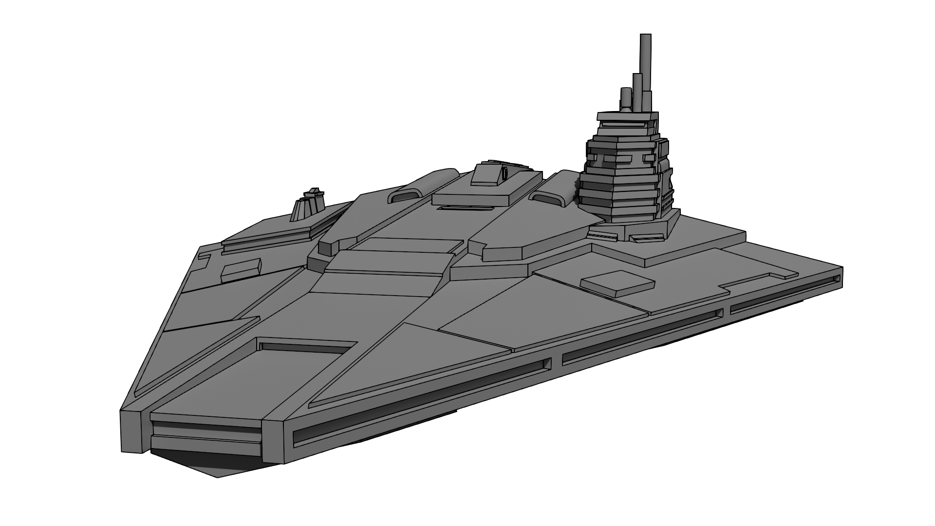 Star Wars Maxima-a Heavy Cruiser by DanielAlex | Download free STL ...