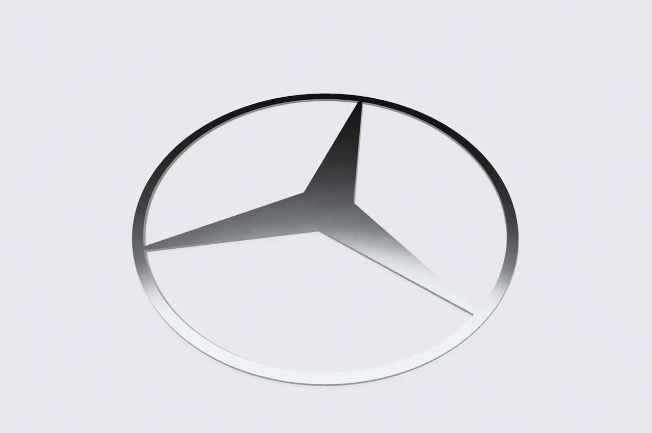 Mercedes Benz Logo by ToxicMaxi, Download free STL model