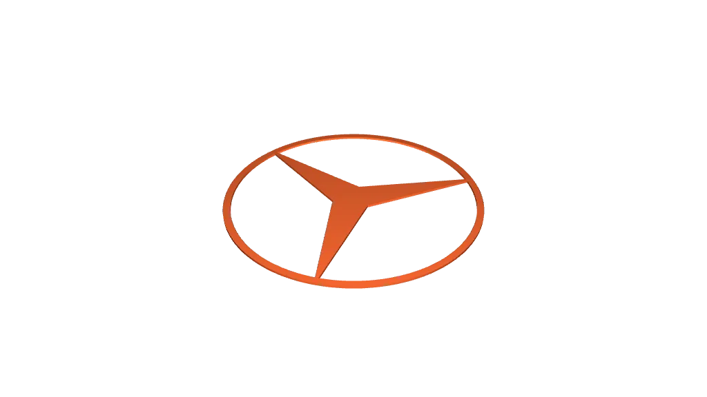 Mercedes Benz Logo by ToxicMaxi, Download free STL model