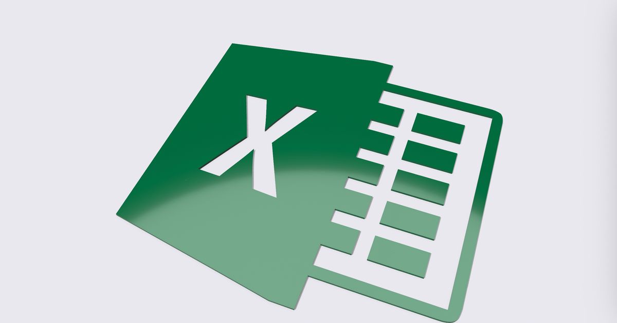 Microsoft Excel Logo by ToxicMaxi | Download free STL model ...