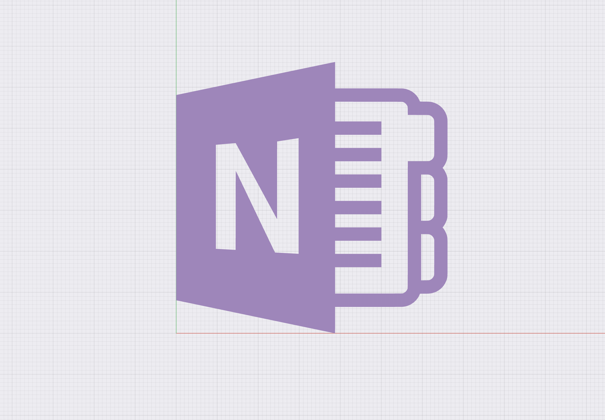 Microsoft OneNote Logo By ToxicMaxi | Download Free STL Model ...