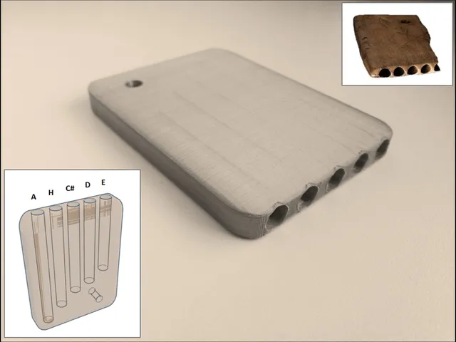 Viking pan flute replica