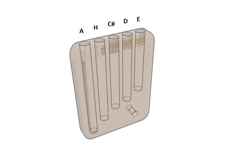 Viking pan flute replica by Maclab.sk Download free STL model
