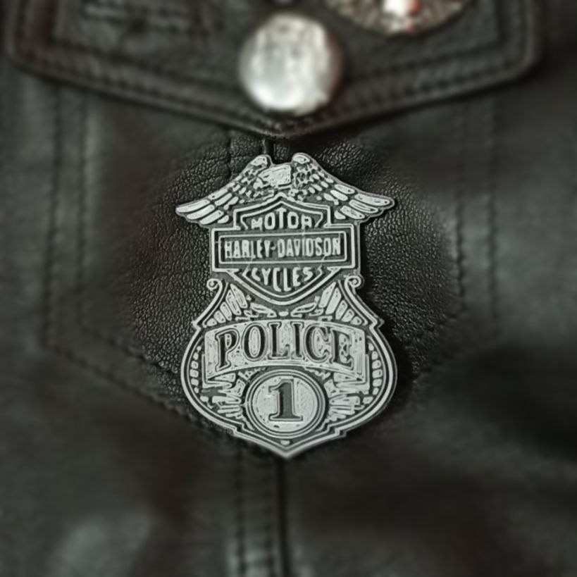 Harley Davidson Police Badge