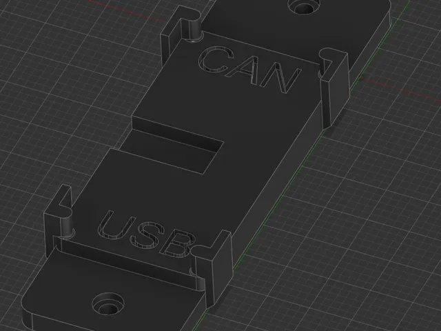 MKS CANable Pro Din rail mount remix