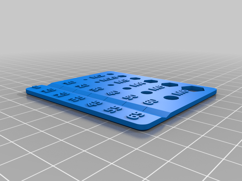 Metric Screw Gauge M2 - M6 by Estep | Download free STL model ...