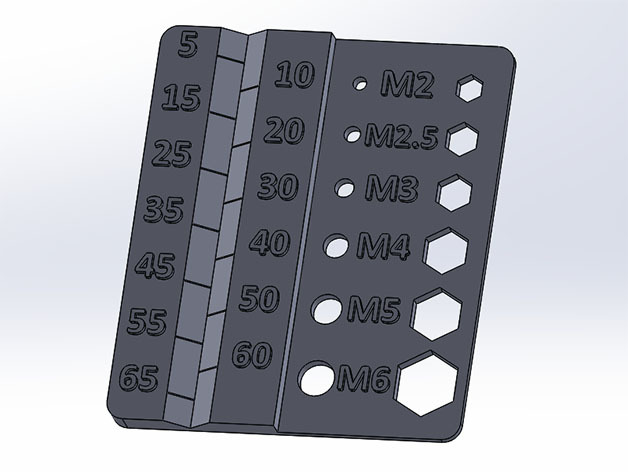 Metric Screw Gauge M2 - M6