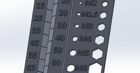 Metric Screw Gauge M M By Estep Download Free Stl Model Printables Com