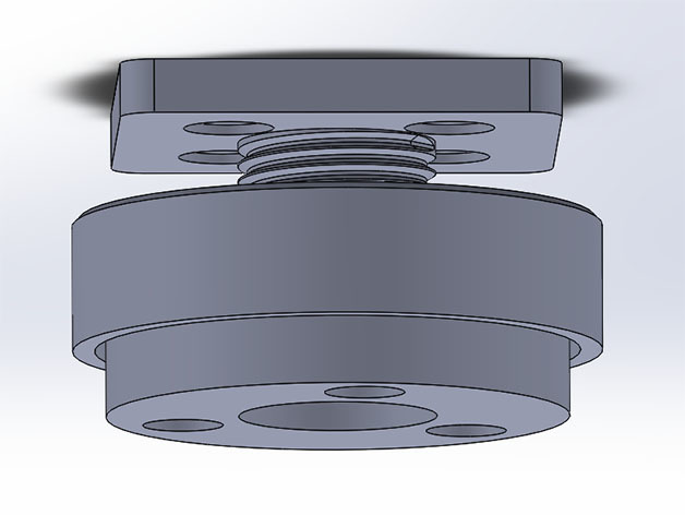 Silicone damping feet with adjustable height. Geeetech A10, Creality Ender 3 etc.