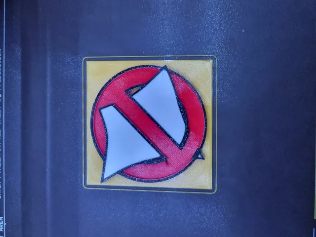 NO ADVERTISING STICKER (3D)