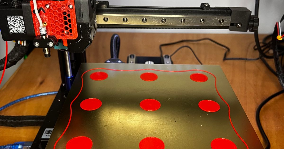 KP3S Pro Bed Leveling test by LMaker Download free STL model