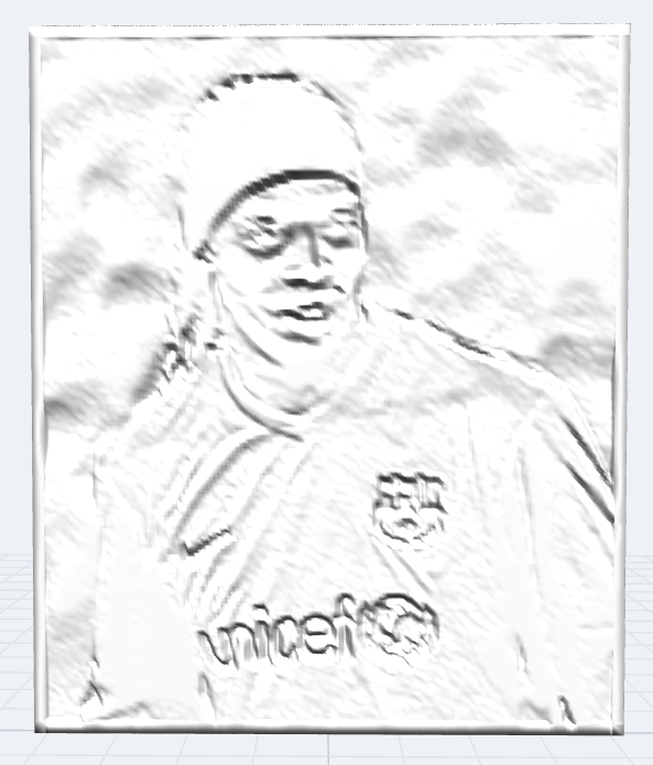 ronaldinho lithophane