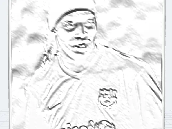 ronaldinho lithophane