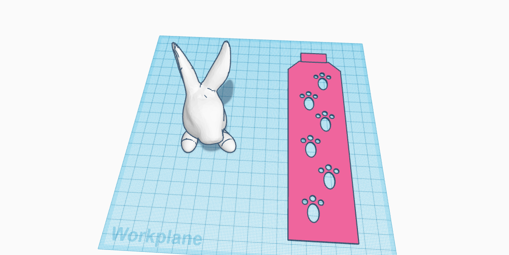 Peeking Rabbit Bookmark — miniatura 2