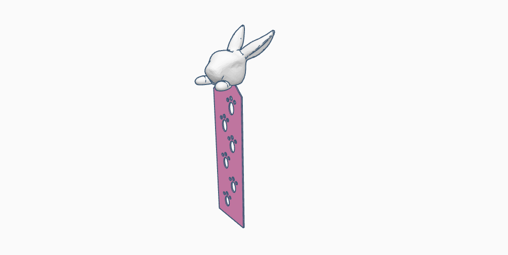 Peeking Rabbit Bookmark — miniatura 3