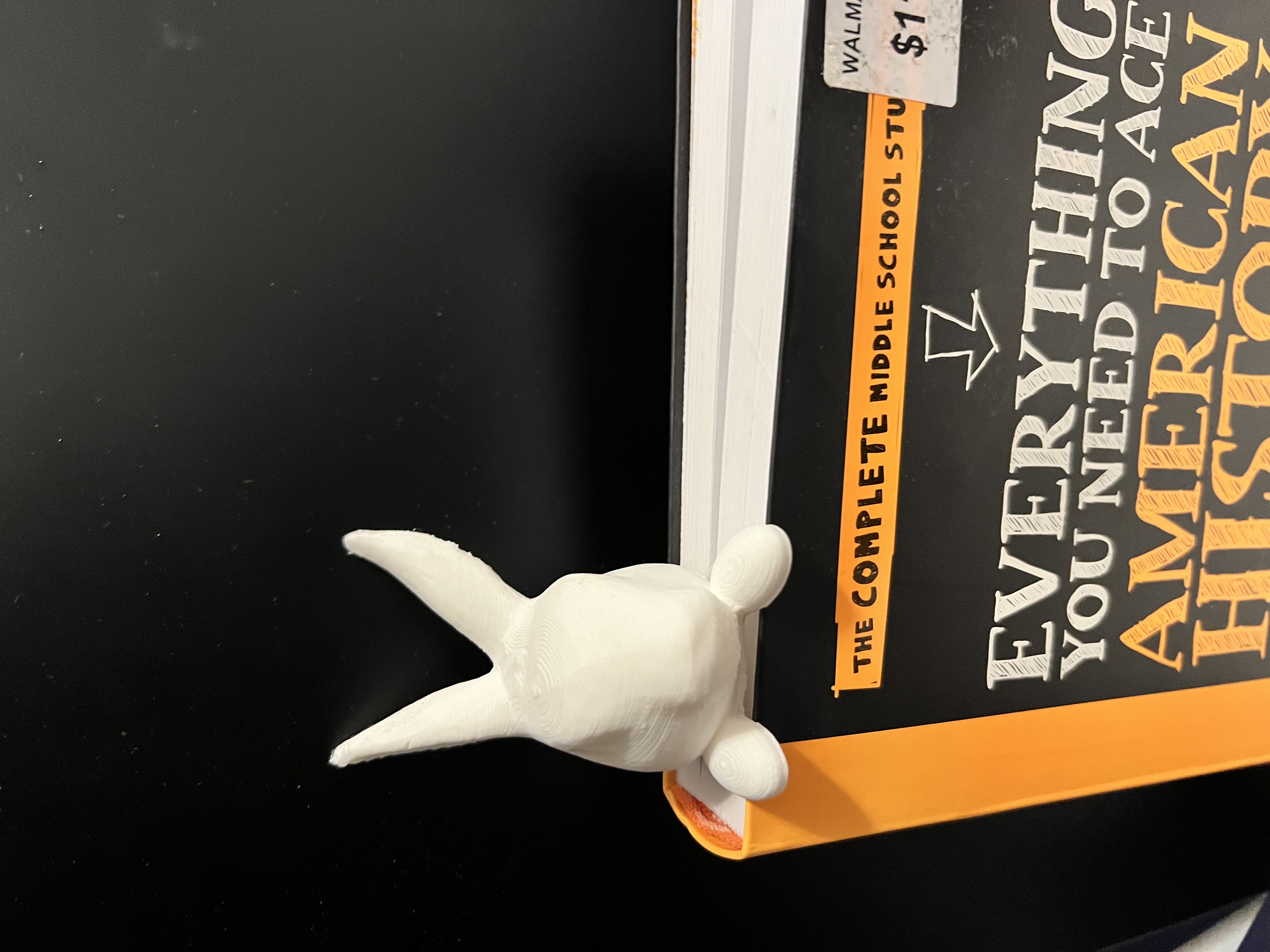 Peeking Rabbit Bookmark 3D model thumbnail