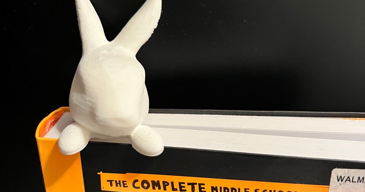 Peeking Rabbit Bookmark by AlfredoSauce | Download free STL model ...