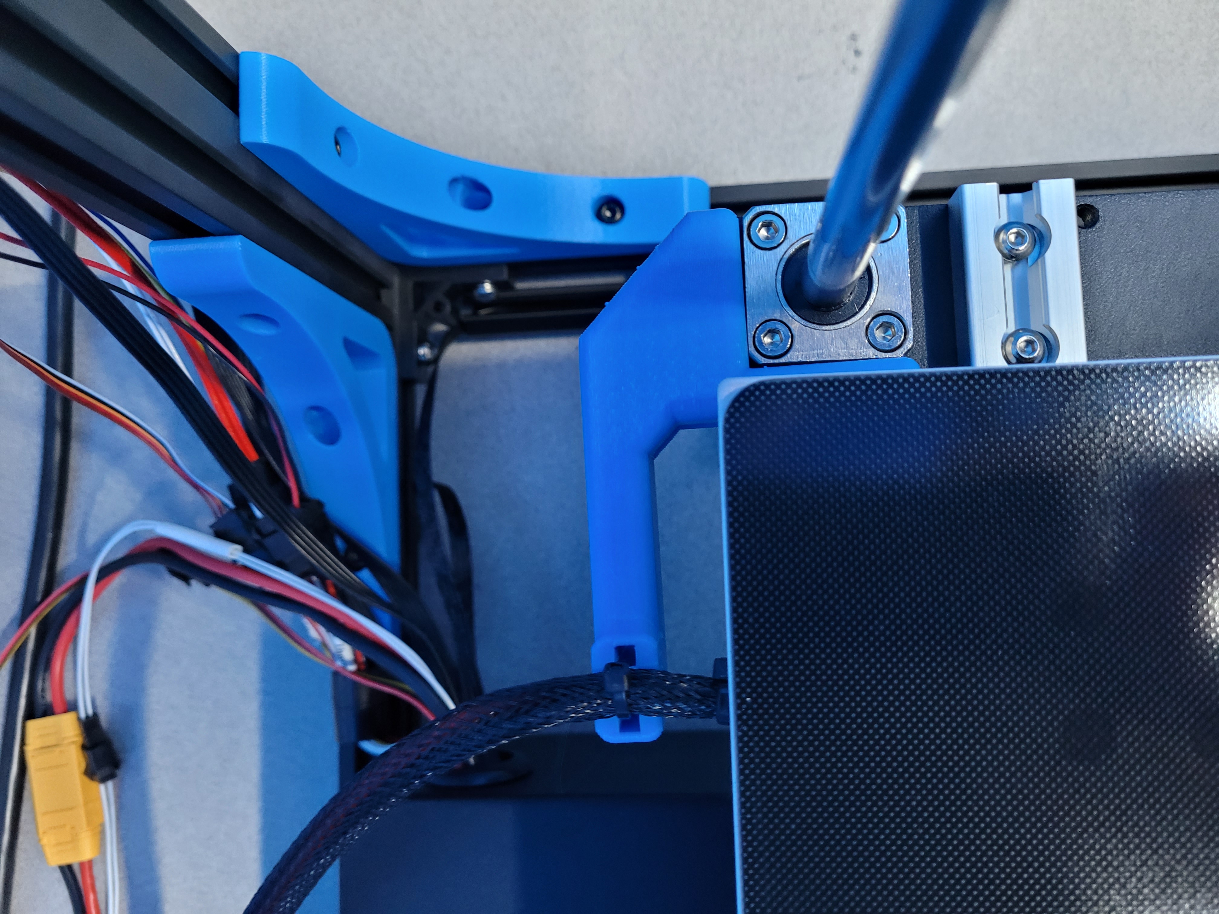Ender 5 Plus Heated Bed Cable Strain Relief