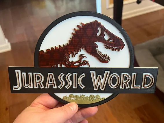 Jurassic World Sign