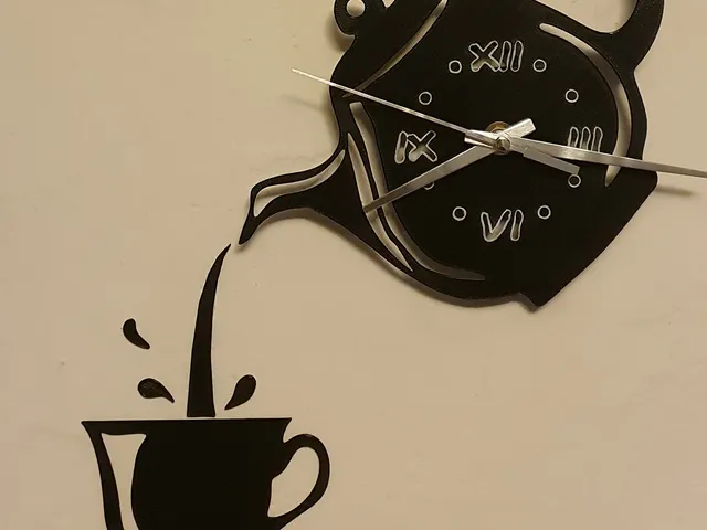 HODINY KONVIČKA A HRNEK (CLOCK - TEAPOT AND MUG)