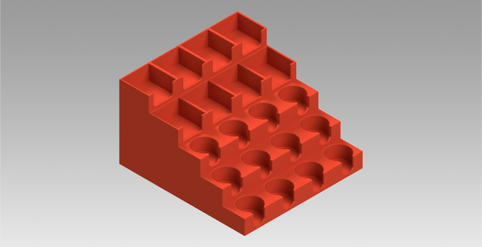 Holder/rack for miniature paints