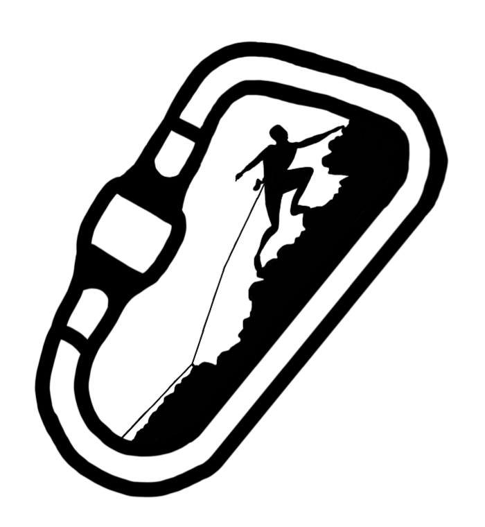Climber In Carabiner Wall Art