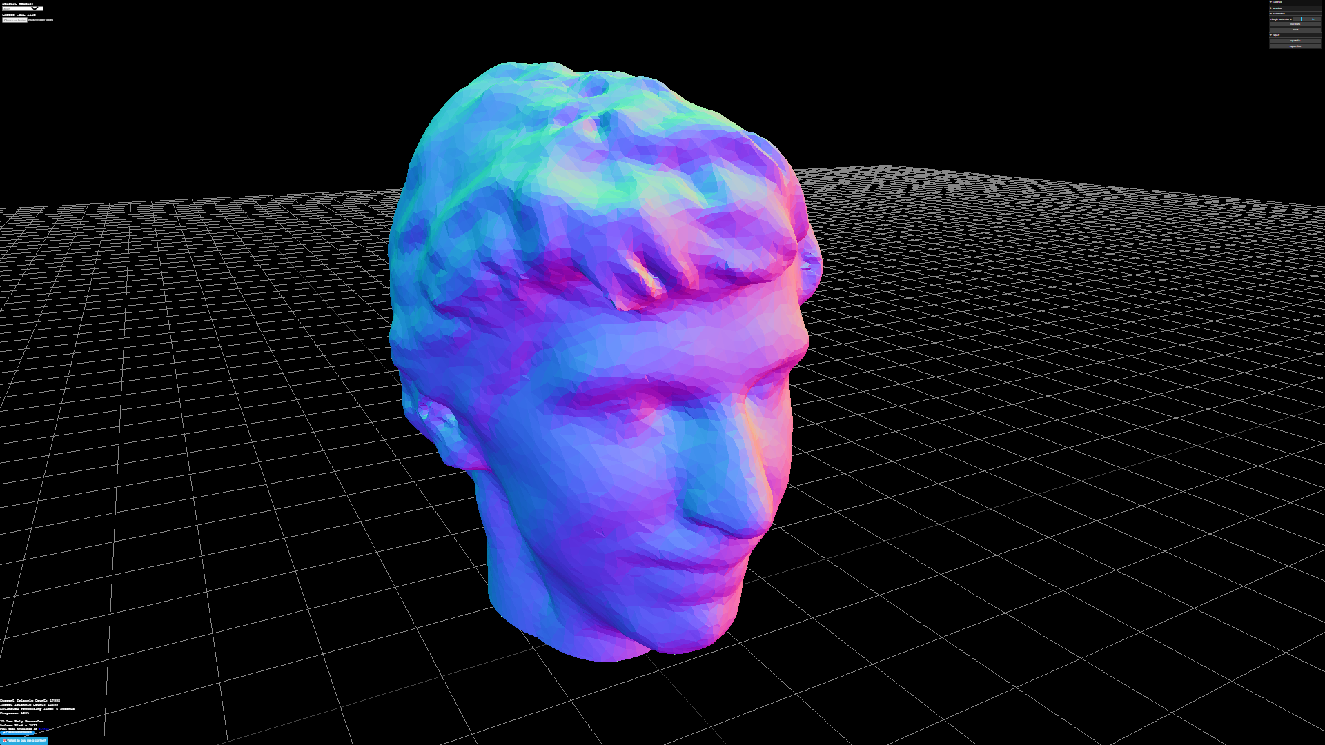 Low Poly Head By Baptoast | Download Free STL Model | Printables.com