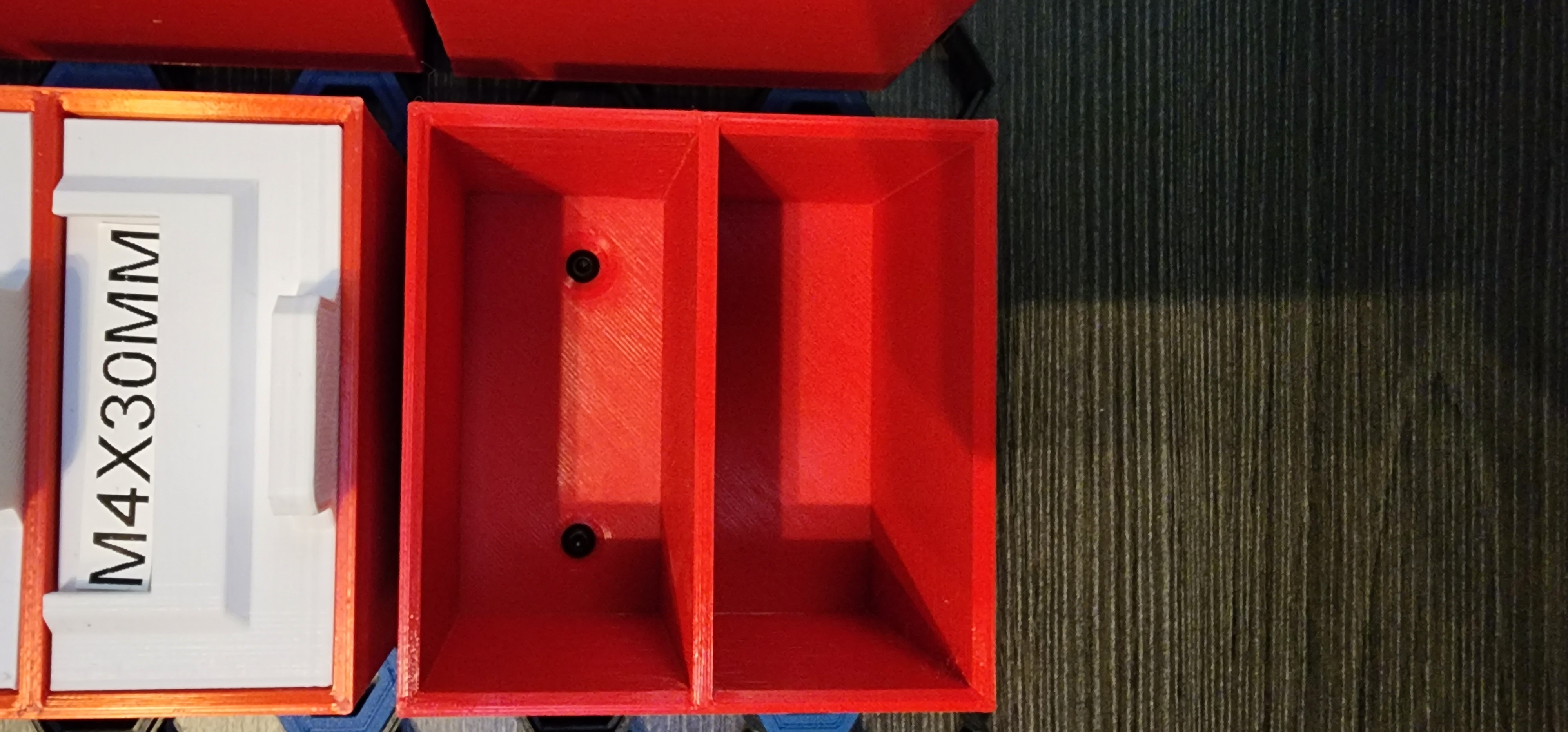 Honeycomb storage wall Storage Bins