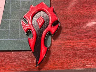 World of Warcraft Horde Logo Magnet by Synth3D, Download free STL model