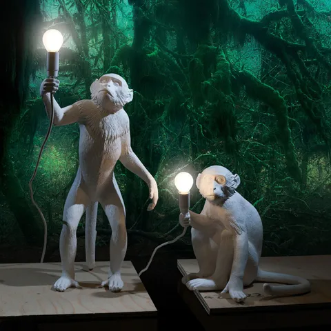 monkey lamp home decor